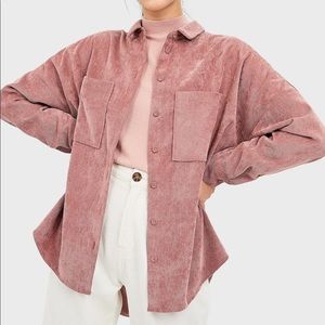 new Zara Corduroy Oversoze shirt